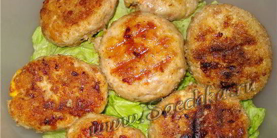 Котлеты, запеченные в духовке