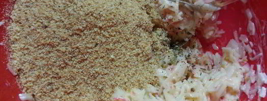 крабовые котлеты с мятным соусом. Шаг 3