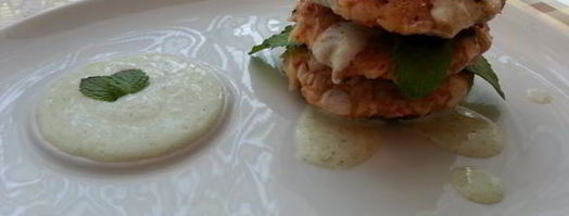 крабовые котлеты с мятным соусом. Шаг 7