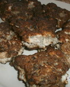 Куриные котлетки с грибами