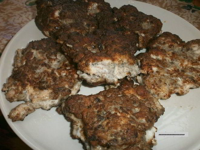 Рецепт куриных котлеток с грибами