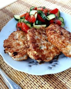 Куриные котлетки с молоком