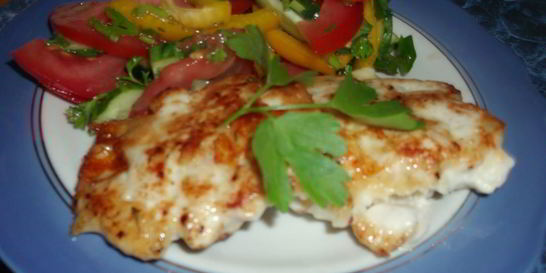 Куриные котлетки с сыром