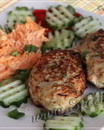 Куриные котлеты с кабачком