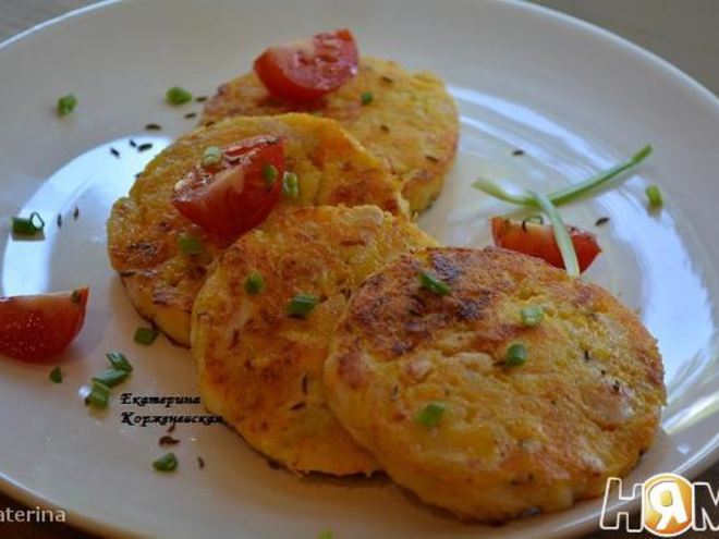 Рецепт куриных котлет с овощами