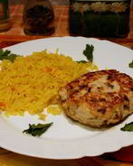 Куриные котлеты с шампиньонами