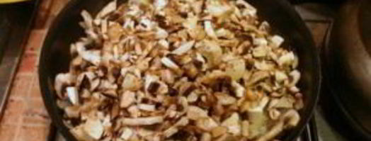 куриные котлеты с шампиньонами. Шаг 5