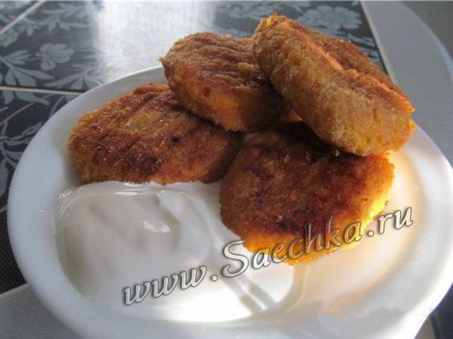 Рецепт морковных котлет