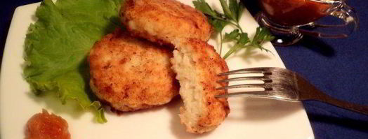 необычные рыбные котлеты с фруктово-овощным конфитюром. Шаг 7