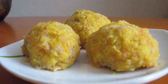 Паровые фруктовые котлетки