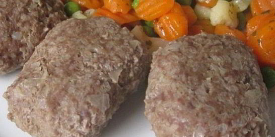 Паровые котлеты из говядины