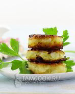 Постные луковые котлеты