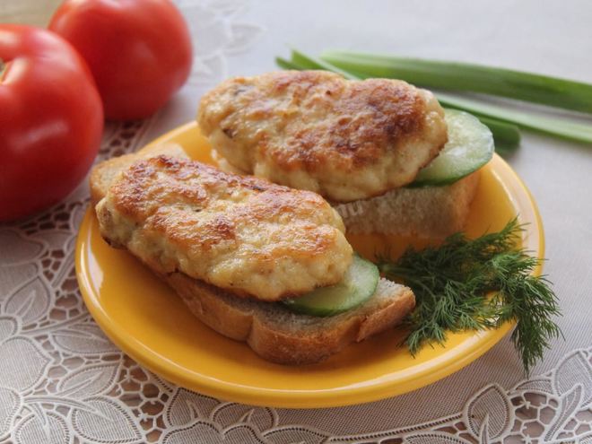 Рецепт рубленных куриных котлет с крахмалом