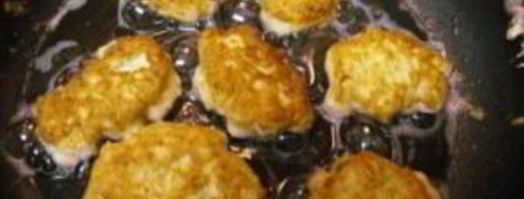 рубленые куриные котлеты с сыром. Шаг 7