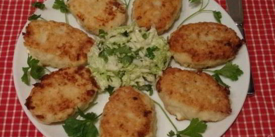 Рыбные котлеты из хека