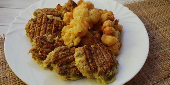 Рыбные котлеты на гриле