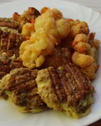 Рыбные котлеты на гриле