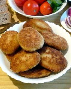 Рыбные котлеты с манкой