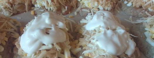 стожки из фарша. Шаг 8