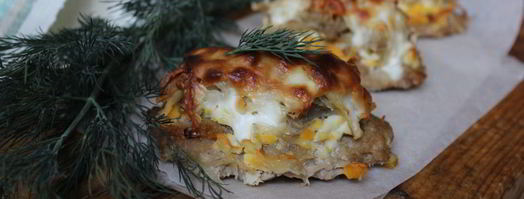 стожки из фарша. Шаг 9