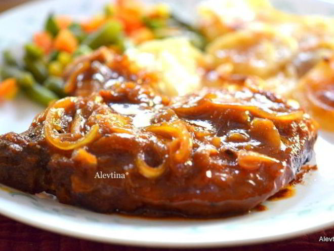 Рецепт свиных котлет с кленовым сиропом