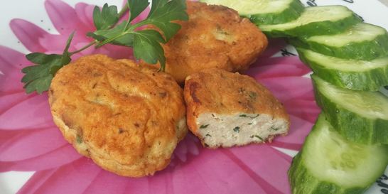 Воздушные куриные котлетки