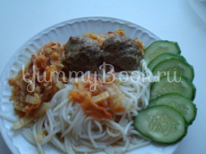 Рецепт запеченных котлеток с овощами