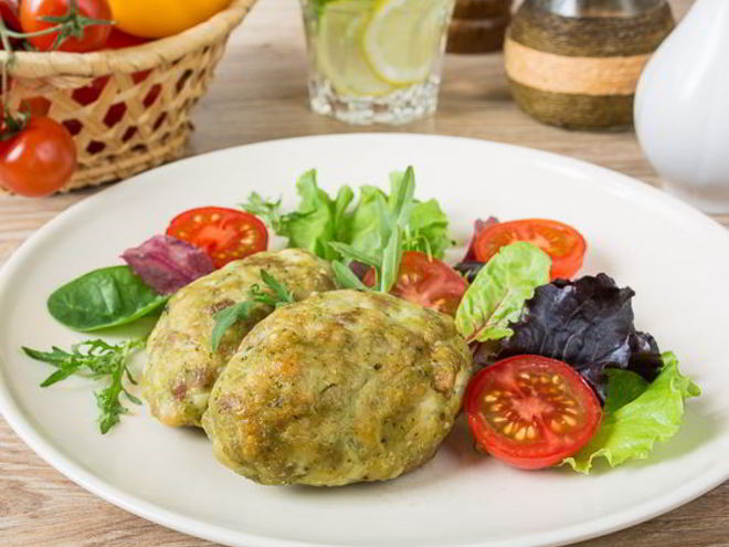 Рецепт запеченные куриные котлеты с песто