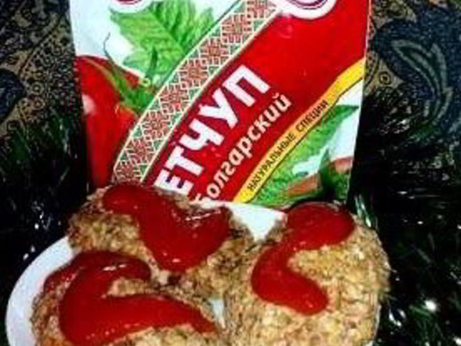 Рецепт запеченных в духовке куриные котлеты с овсяными хлопьями