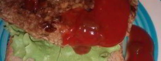 запеченные в духовке куриные котлеты с овсяными хлопьями. Шаг 6