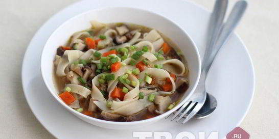 Лапша грибная