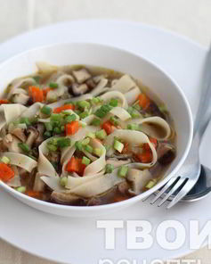 Лапша грибная