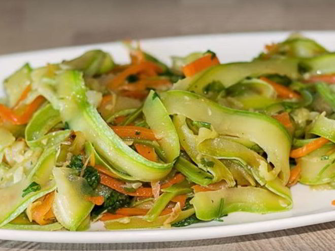 Рецепт лапши из кабачков