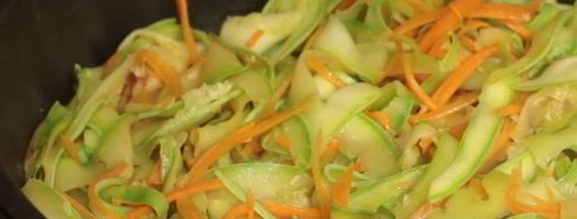 лапша из кабачков. Шаг 4