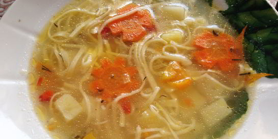 Лапша куриная по-домашнему