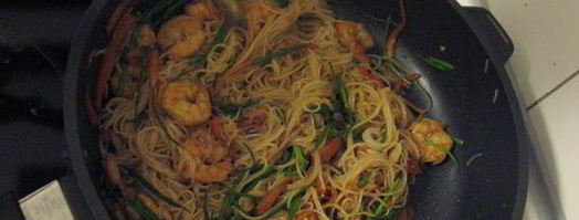 лапша по-тайски с кешью. Шаг 7