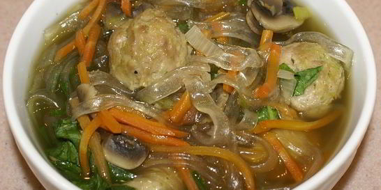 Лапша по-тайски со свининой