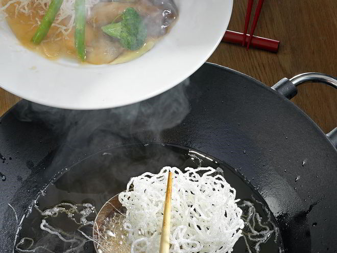 Рецепт лапши с брокколи и белыми грибами