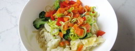 лапша с креветками и овощами. Шаг 8