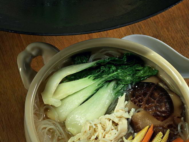 Рецепт лапши с курицей и шиитаке