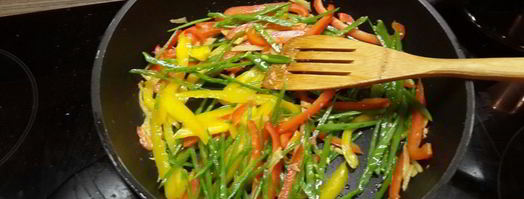 лапша с овощами и курицей. Шаг 3