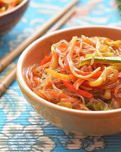 Лапша с овощами по-китайски