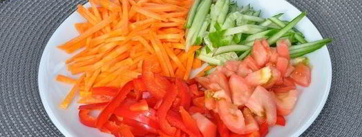 лапша удон с овощами. Шаг 7