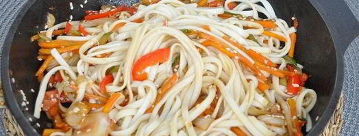 лапша удон с овощами. Шаг 11