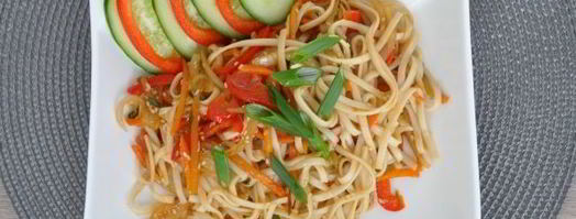 лапша удон с овощами. Шаг 12