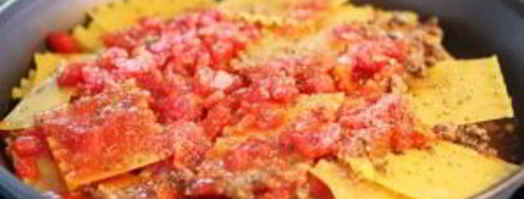 быстрая лазанья на плите. Шаг 6