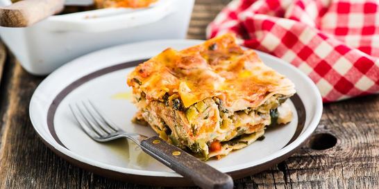 Домашняя овощная лазанья