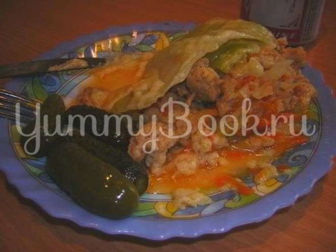 Рецепт капустной лазанья