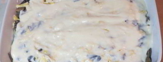 картофельная лазанья с грибами. Шаг 14