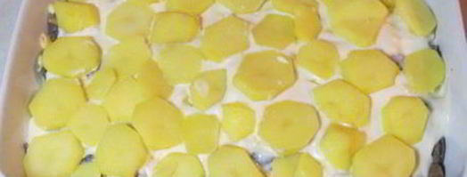 картофельная лазанья с грибами. Шаг 15